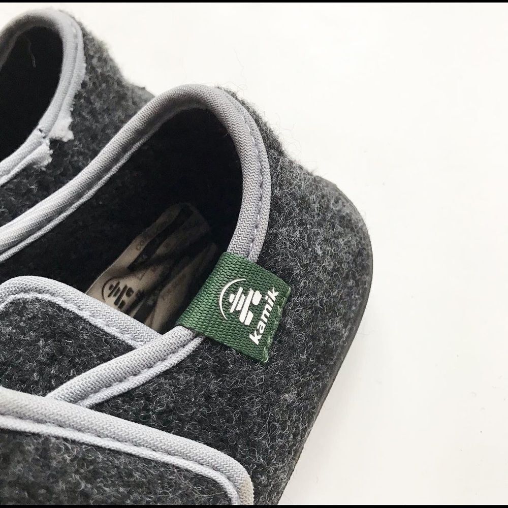 Kamik gray slippers VGUC  size 12 - Picture 7 of 10